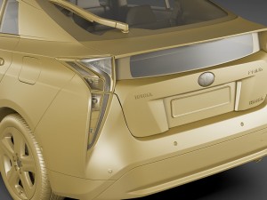 toyota prius 2016 Modelo 3D
