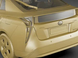 toyota prius 2016 3D Model