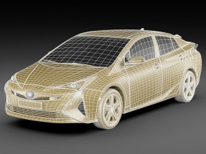 toyota prius 2016 Modelo 3D