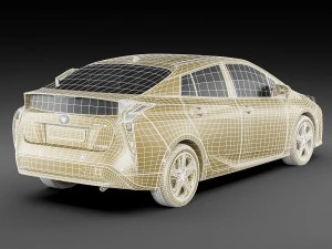 toyota prius 2016 3D Model