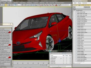 toyota prius 2016 3D Model