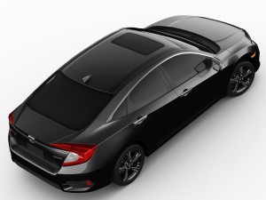 honda civic touring 2016 3D Model