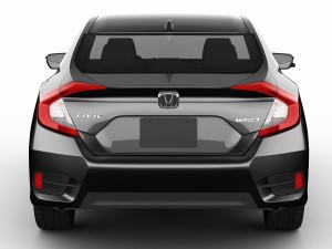 honda civic touring 2016 3D Model