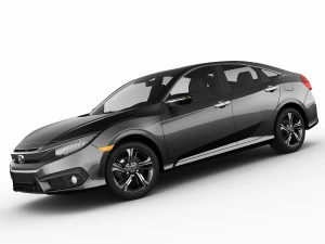 honda civic touring 2016 3D Model