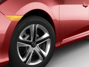 honda civic lx 2016 3D Model