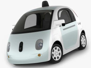 google безпілотний автомобіль 3D Модель