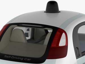 google self-driving car 3D Model