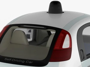 google self-driving car 3D Model