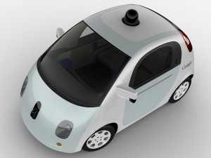 google self-driving car 3D Model