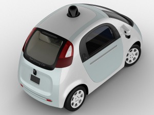 google self-driving car 3D Model