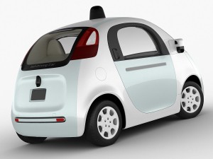 google self-driving car 3D Model