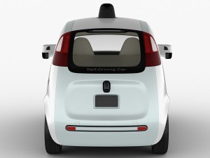 google self-driving car 3D Model
