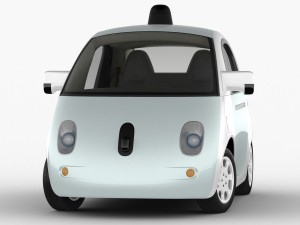 google self-driving car 3D Model