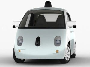 google self-driving car 3D Model