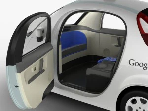 google self-driving car 3D Model