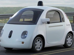 google self-driving car 3D Model
