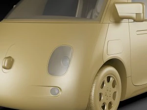 google self-driving car 3D Model