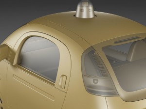 google self-driving car 3D Model