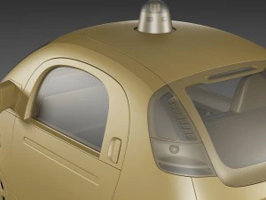 google self-driving car 3D Model