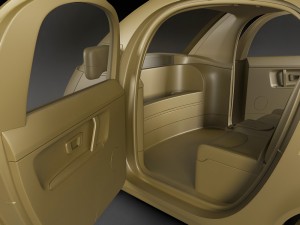 google self-driving car 3D Model