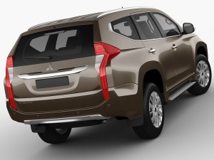 mitsubishi pajero sport 2016 3D Model