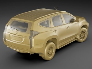 mitsubishi pajero sport 2016 3D Model