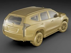 mitsubishi pajero sport 2016 3D Model