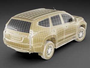 mitsubishi pajero sport 2016 3D Model