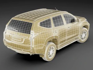 mitsubishi pajero sport 2016 3D Model