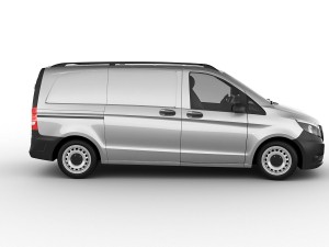 mercedes vito panel van 2016 3D 모델