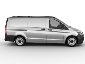 mercedes vito panel van 2016 3D 모델