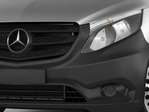 mercedes vito panel van 2016 3D Model