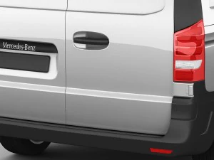 mercedes vito panel van 2016 3D Model