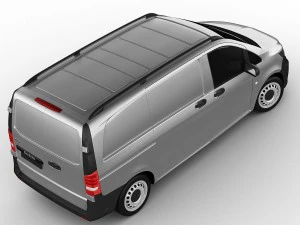 mercedes vito panel van 2016 3D Model