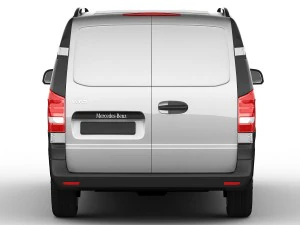 mercedes vito panel van 2016 3D Model
