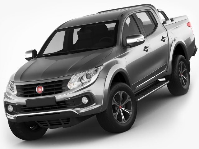 fiat fullback 2016 Model 3D .c4d .max .obj .3ds .fbx .stl .blend 