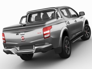 fiat fullback 2016 Model 3D