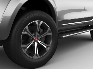 fiat fullback 2016 Model 3D