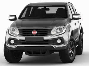 fiat fullback 2016 Model 3D