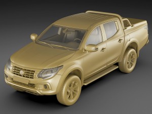 fiat fullback 2016 Model 3D