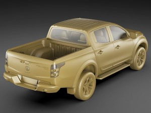 fiat fullback 2016 Model 3D