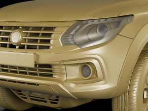 fiat fullback 2016 Model 3D