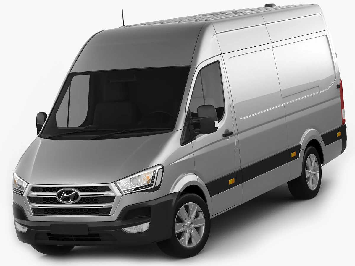 hyundai h350 panel van 2015 3D Model .c4d .max .obj .3ds .fbx .stl .blend 