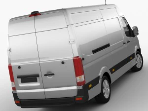 hyundai h350 panel van 2015 3D Model