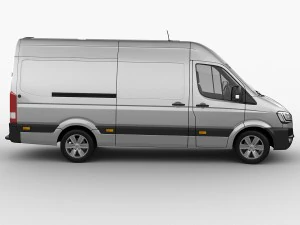 hyundai h350 panel van 2015 3D Model