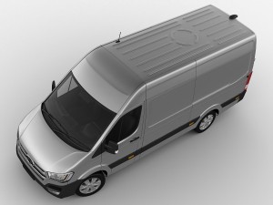 hyundai h350 panel van 2015 3D-Modell