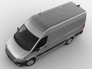 hyundai h350 panel van 2015 3D Model