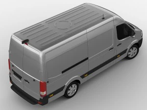 hyundai h350 panel van 2015 3D Model