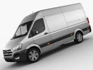 hyundai h350 panel van 2015 3D-Modell