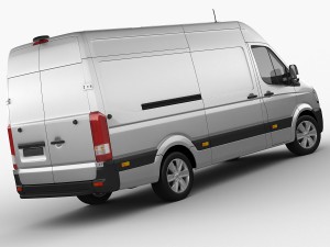 hyundai h350 panel van 2015 3D-Modell